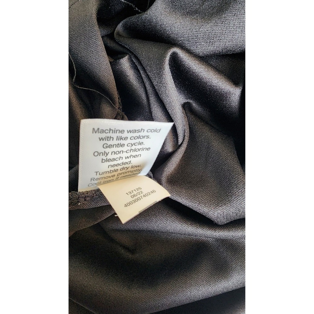 Nine West Womens XXL Black Sleeveless Dress Drawstring Lightweight - Picture 10 of 11
